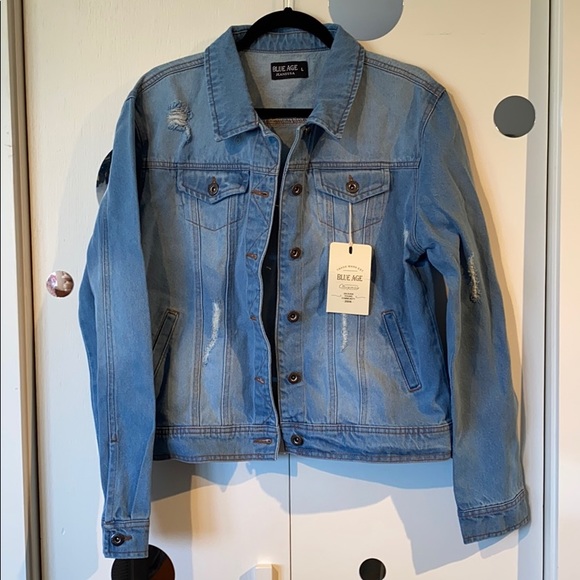 Blue Age Oversized Demin Jacket - Picture 1 of 4